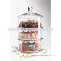 3 Tier Glass Storage Candy Jar